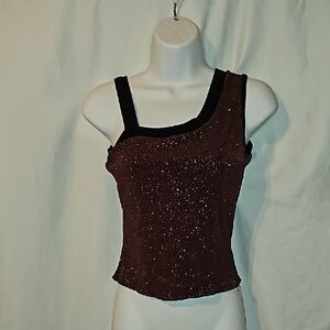 Body Wrappers Sparkly Crop Top